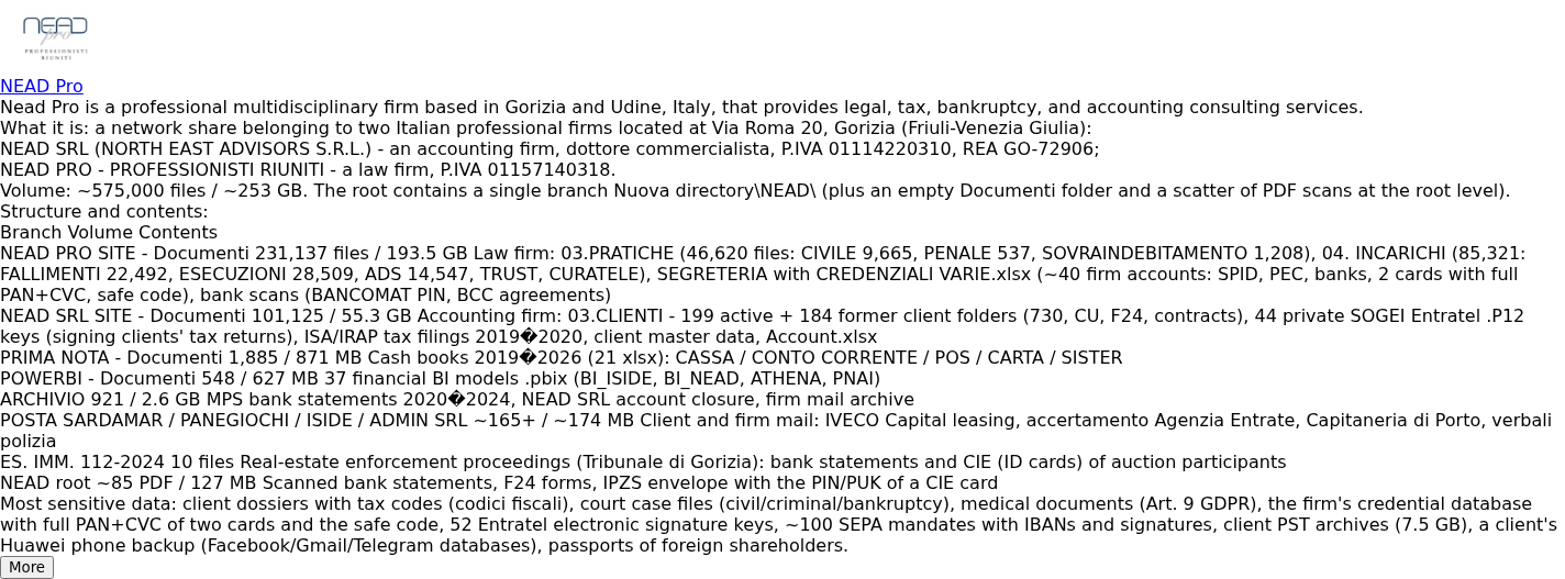 Cattura della pagina onion osservata
